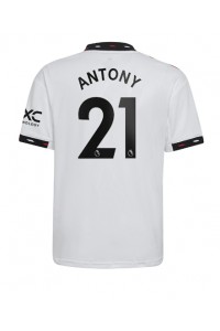Fotbalové Dres Manchester United Antony #21 Venkovní Oblečení 2022-23 Krátký Rukáv